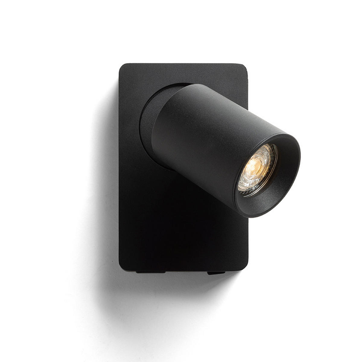 DECKENLEUCHTE VOLTERA USB Schwarz 9 W - Schwarz, Metall (30/30/20cm) - Rendl