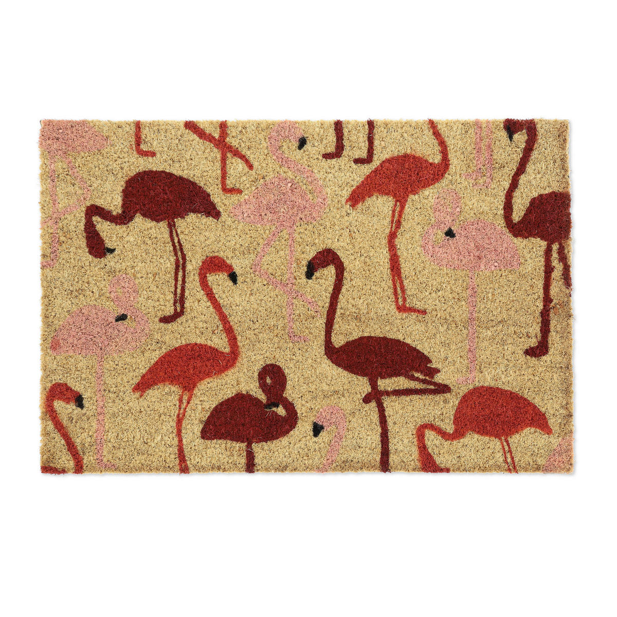 KOKOSFUSSMATTE - Multicolor, Kunststoff/Textil (60/40cm) - Relaxdays