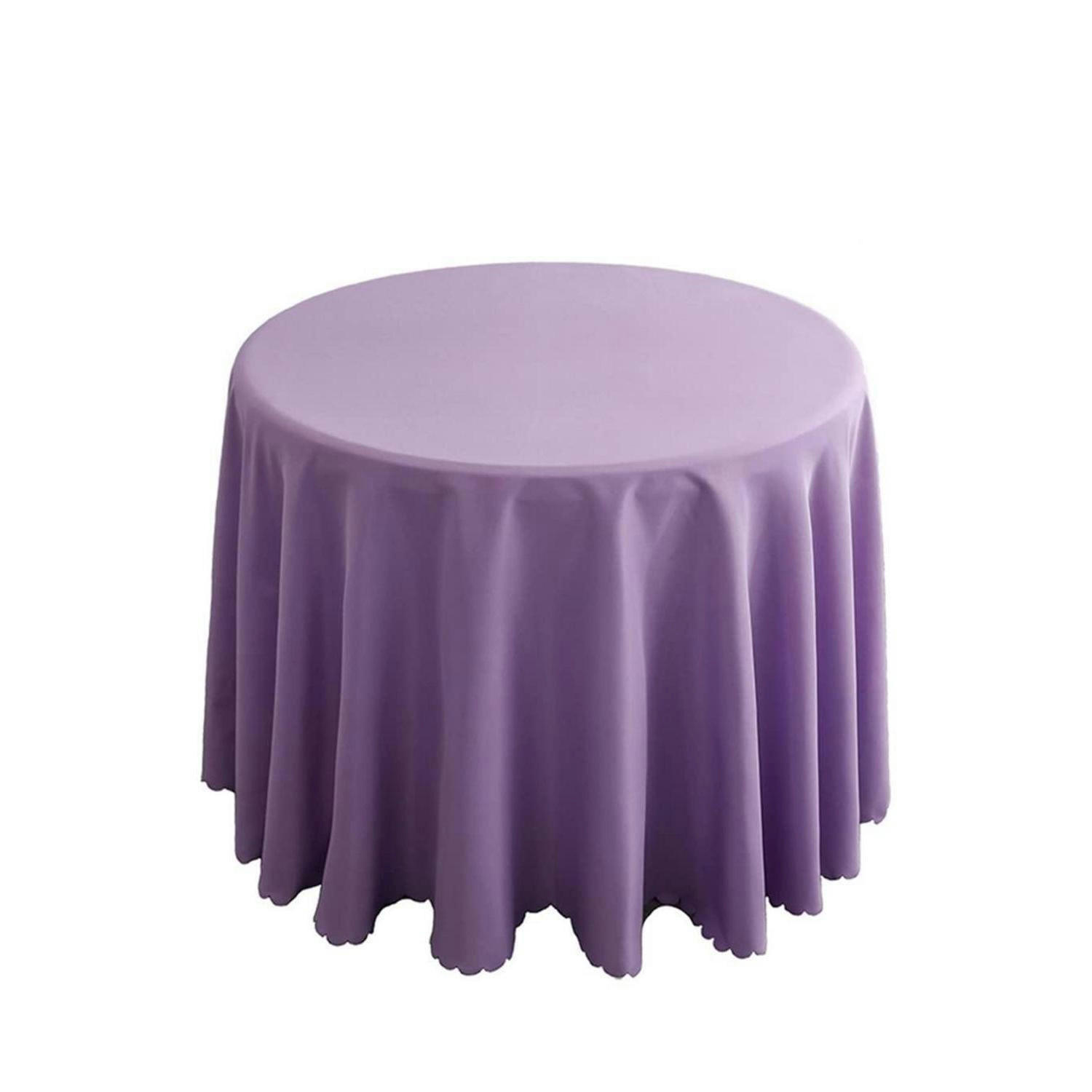 TISCHDECKE Rund 280 cm Volett A - Flieder, Textil (280/280/1.5cm)