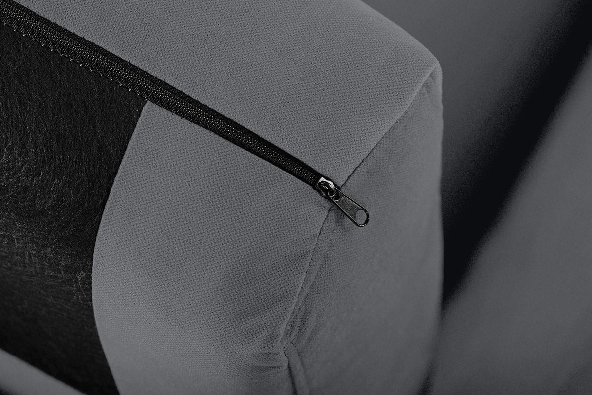 2-SITZER-SOFA TAGIO mit Armlehnen, grau - Braun/Grau, Buchenholz/Textil (153/80/84cm) - KONSIMO®