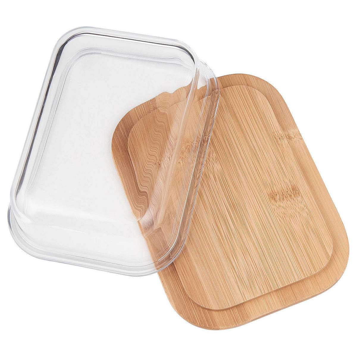 BUTTERDOSE Bamboo - Transparent, Glas (13/6/18cm) - Butlers