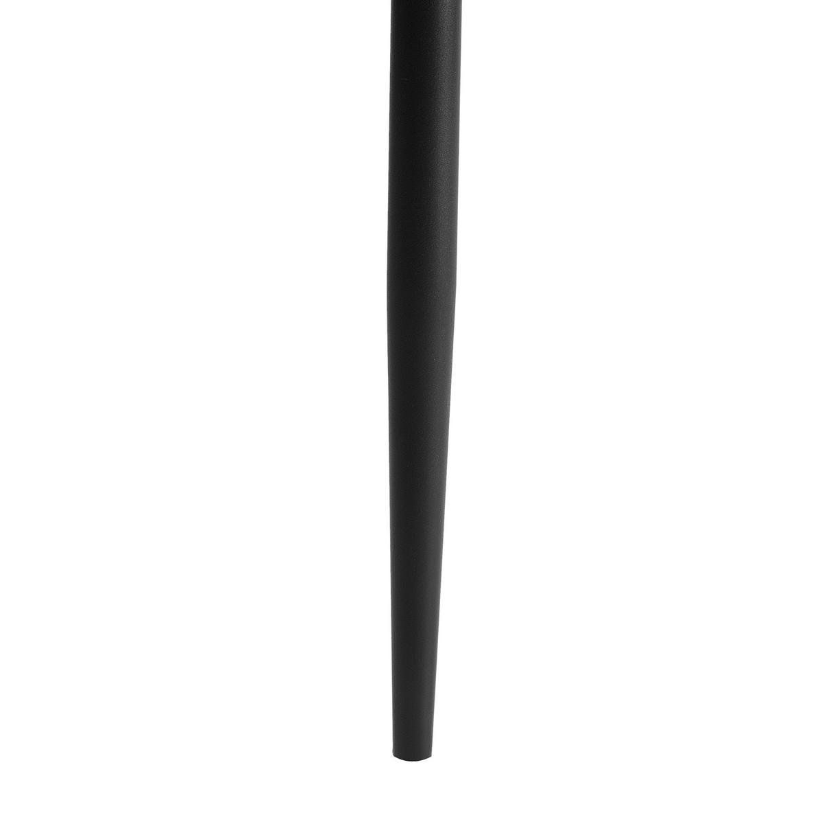 ÉTKEZŐSZÉK 2 darabos Szett Bársony Szürke Solano - szürke, textil/fém (51/82/52cm) - Beliani