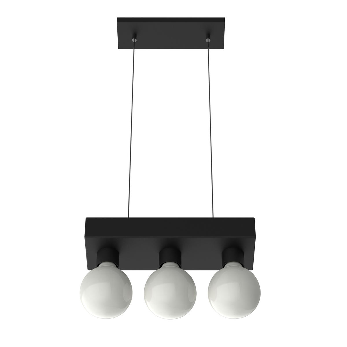 HÄNGELEUCHTE - Schwarz, Metall (10/30/7.5cm) - Lumicom