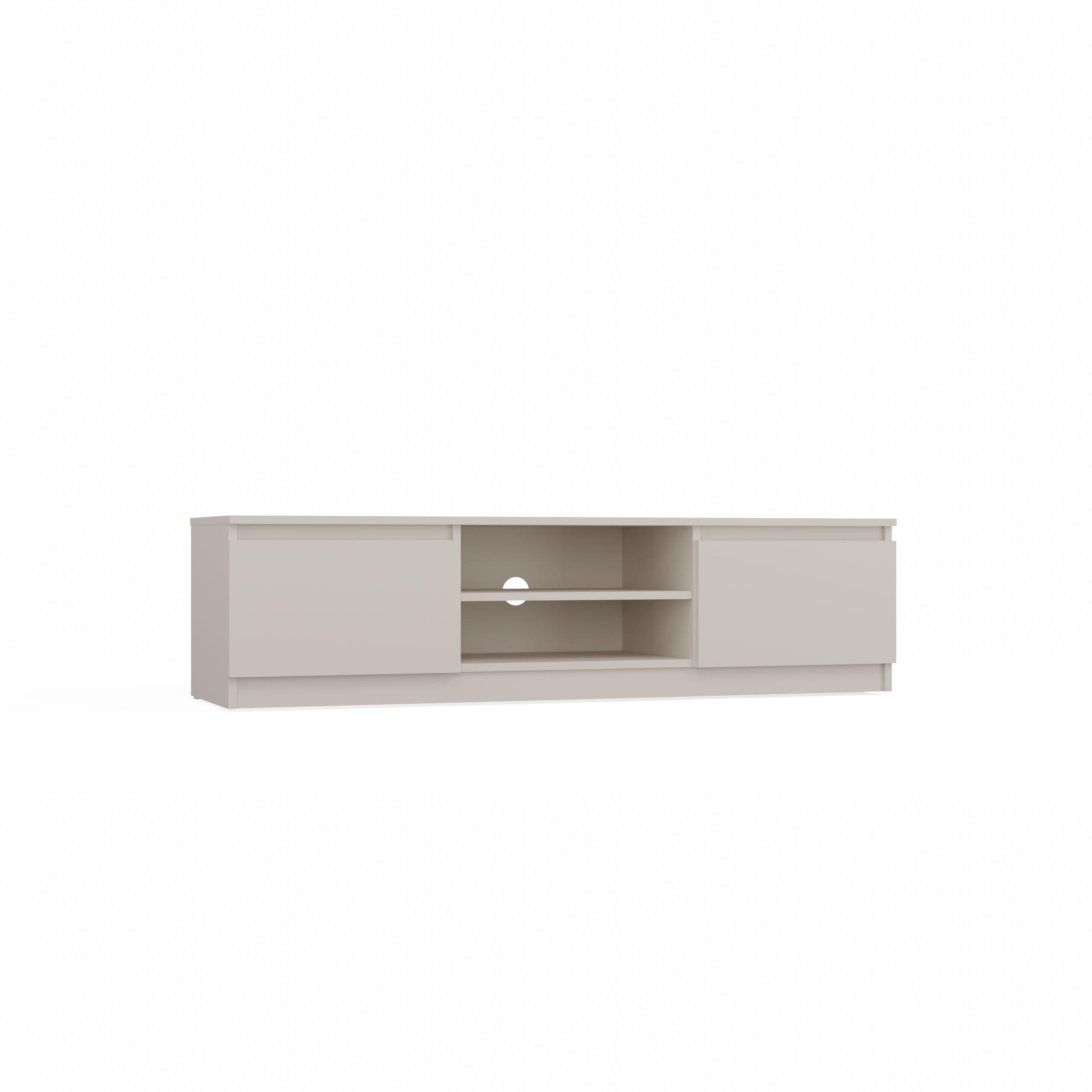 TV Lowboard Frank - Beige, Holzwerkstoff (140/36/40cm) - kommodly