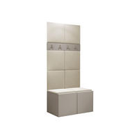 GARDEROBEN-SET Orion IV - Kaschmir/Beige, Holzwerkstoff/Kunststoff (84/186/46cm) - MIRJAN24