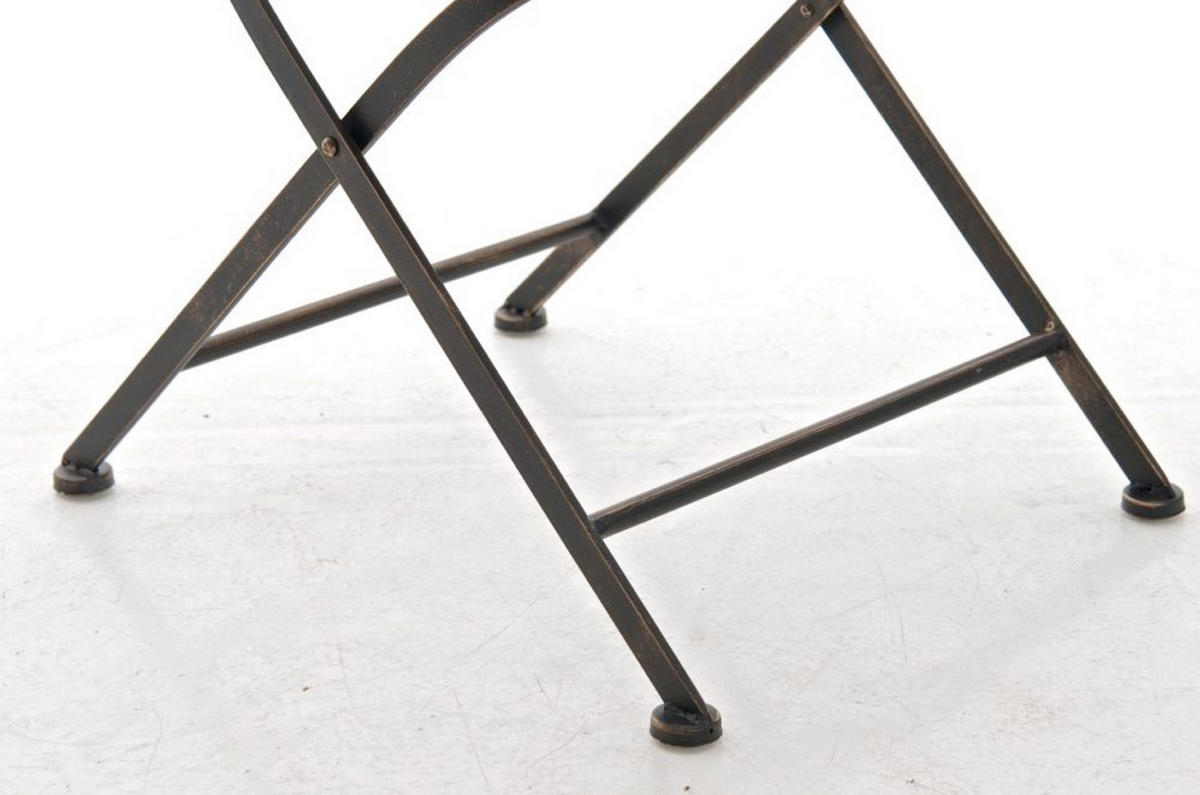GARTENSTUHL Indi bronze - Braun, Metall (40/92/50cm) - TPFGarden