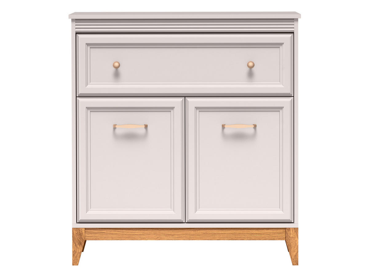KOMMODE Windsor W-19 - Kaschmir/Goldfarben, Holz/Holzwerkstoff (92/100/35cm) - MIRJAN24