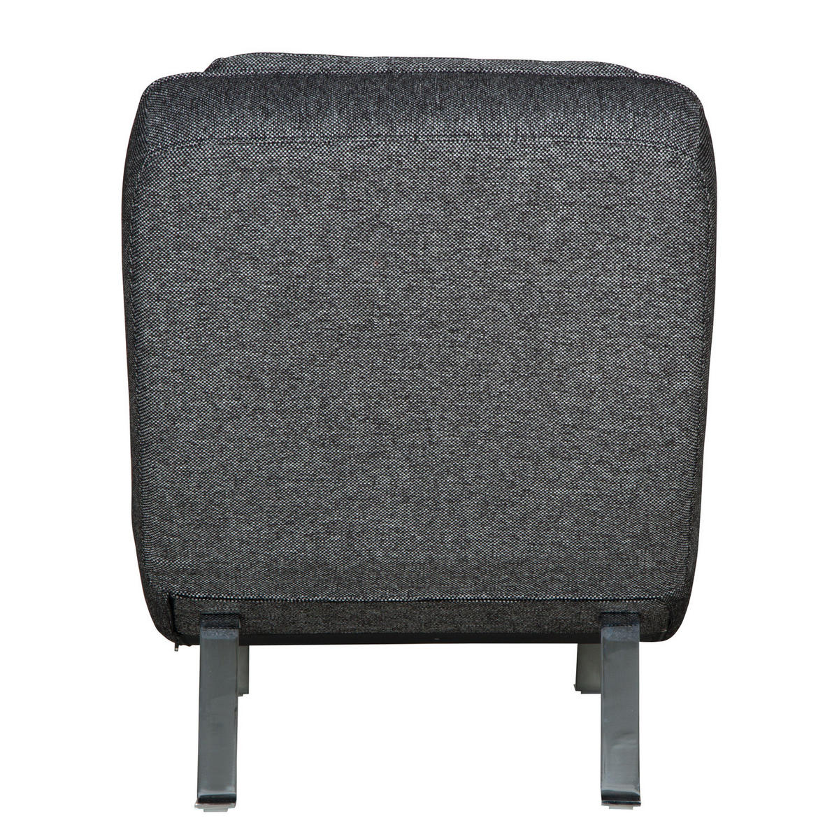 RELAXLIEGE - Chromfarben/Schwarz, Textil/Metall (70/80/170cm) - home24