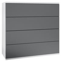 KOMMODE Pavos Anthrazit matt - Anthrazit, Holzwerkstoff (76/76/35cm) - Vladon