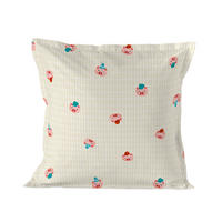 KISSENBEZUG piggys 80x80 cm mehrfarbig - Multicolor, Textil (80/80cm) - Happy Friday