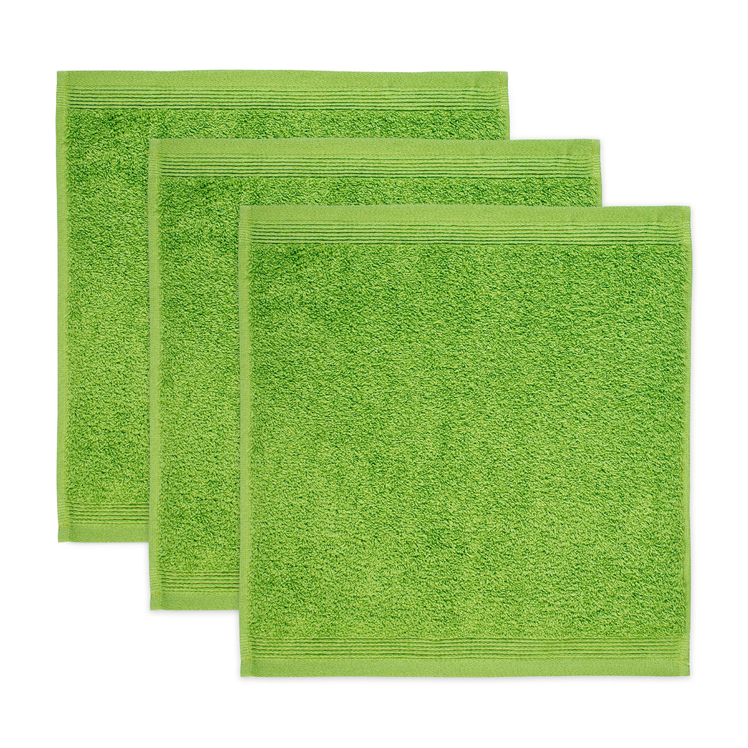 SEIFTUCH SUPERWUSCHEL 3ER PACK - Grün, Textil (30/30cm) - MÖVE
