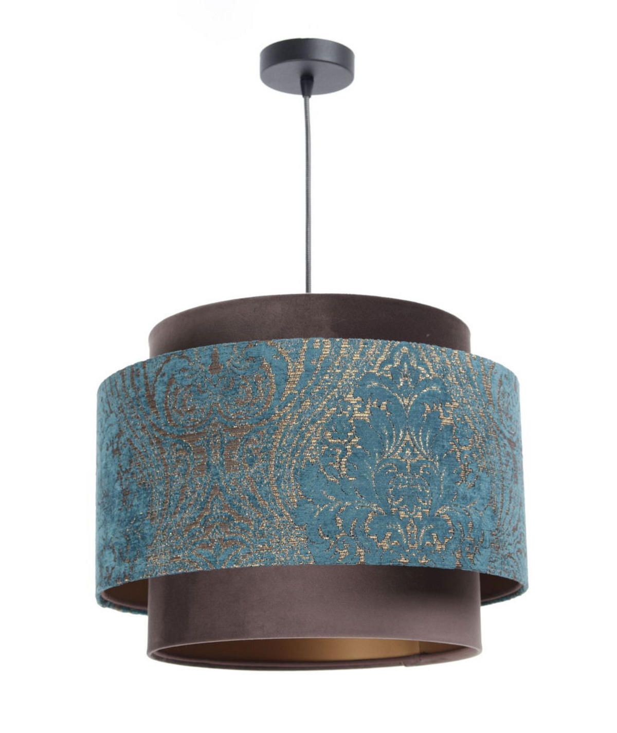 HÄNGELEUCHTE Gold 40/31 cm - Braun, Kunststoff (40/1/31cm) - ONZENO