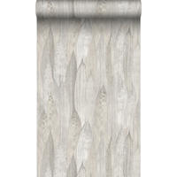 TAPETE Blätter 53 cm x 10.05 m - Grau, Papier (53/1000cm) - Origin Wallcoverings