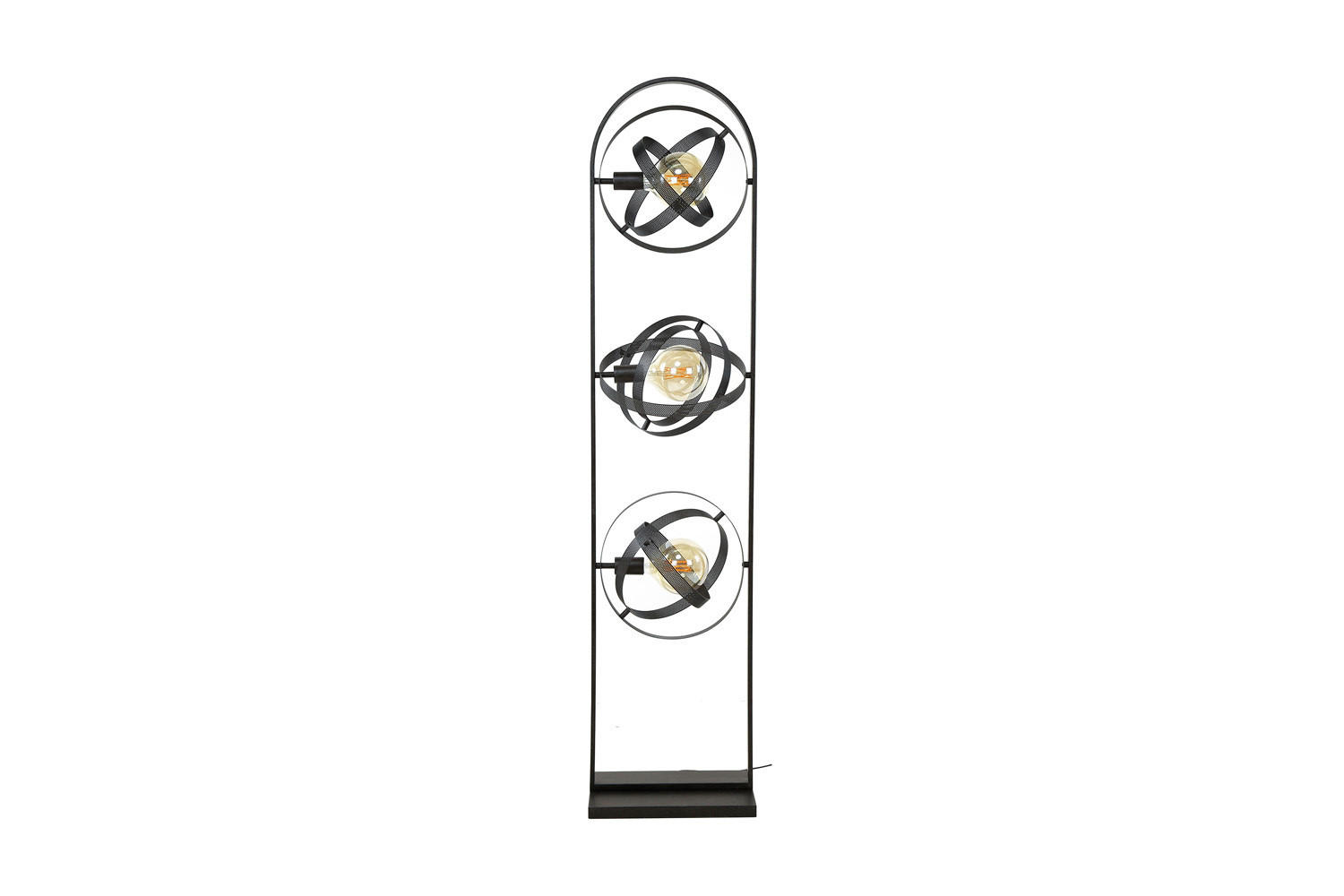 STEHLAMPE DILLY Schwarz Metall - Schwarz, Metall (22/36/160cm) - KAWOLA