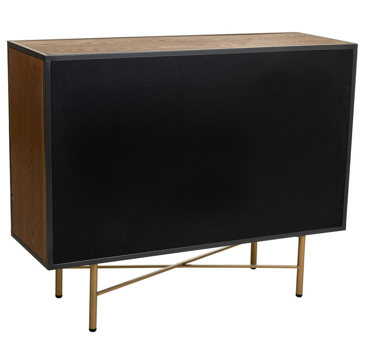 SIDEBOARD aus Holz 100x35x80 cm - Braun, Holz (100/80/35cm) - Wanderlust