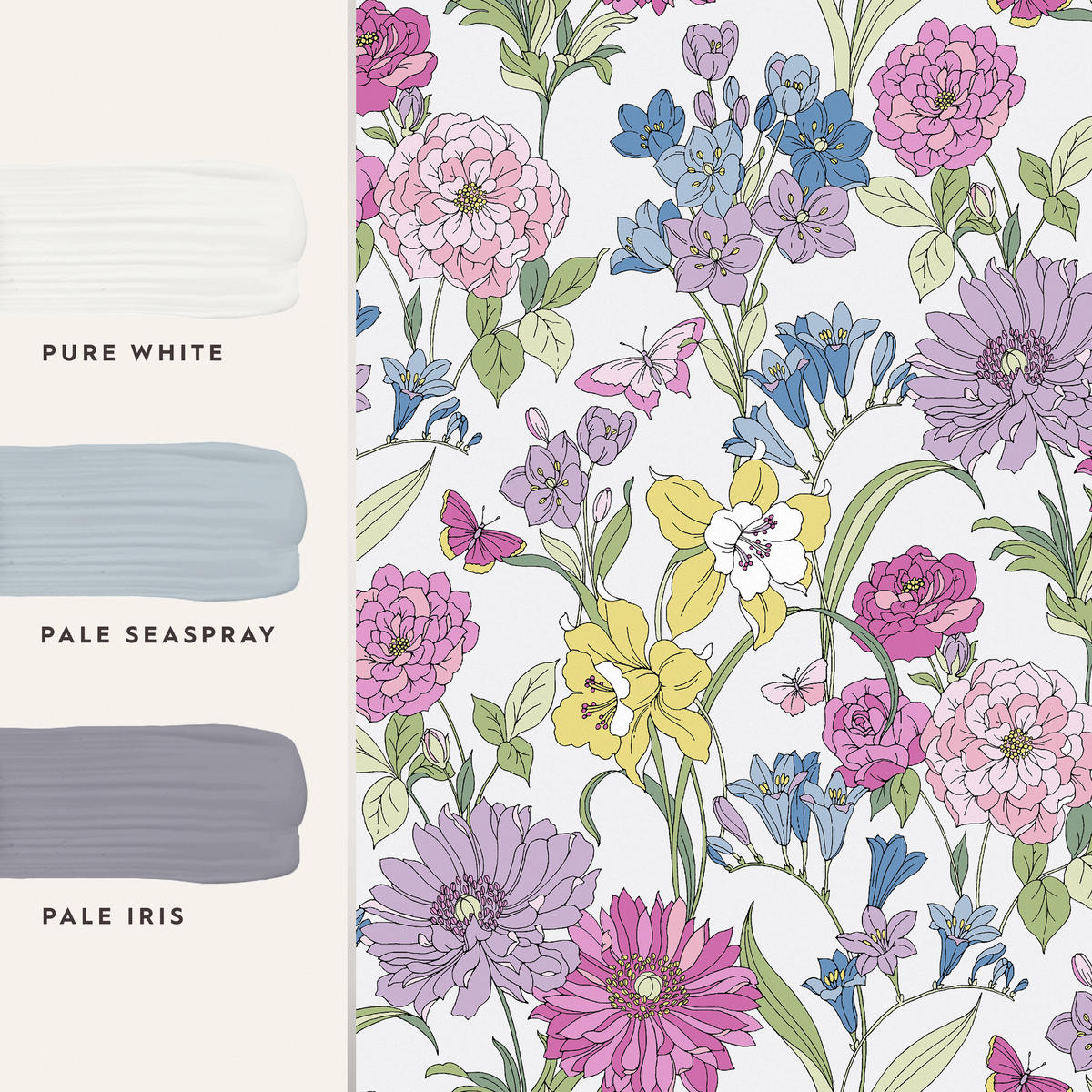 VLIESTAPETE Gilly - Multicolor, Papier/Kunststoff (52/1000cm) - LAURA ASHLEY