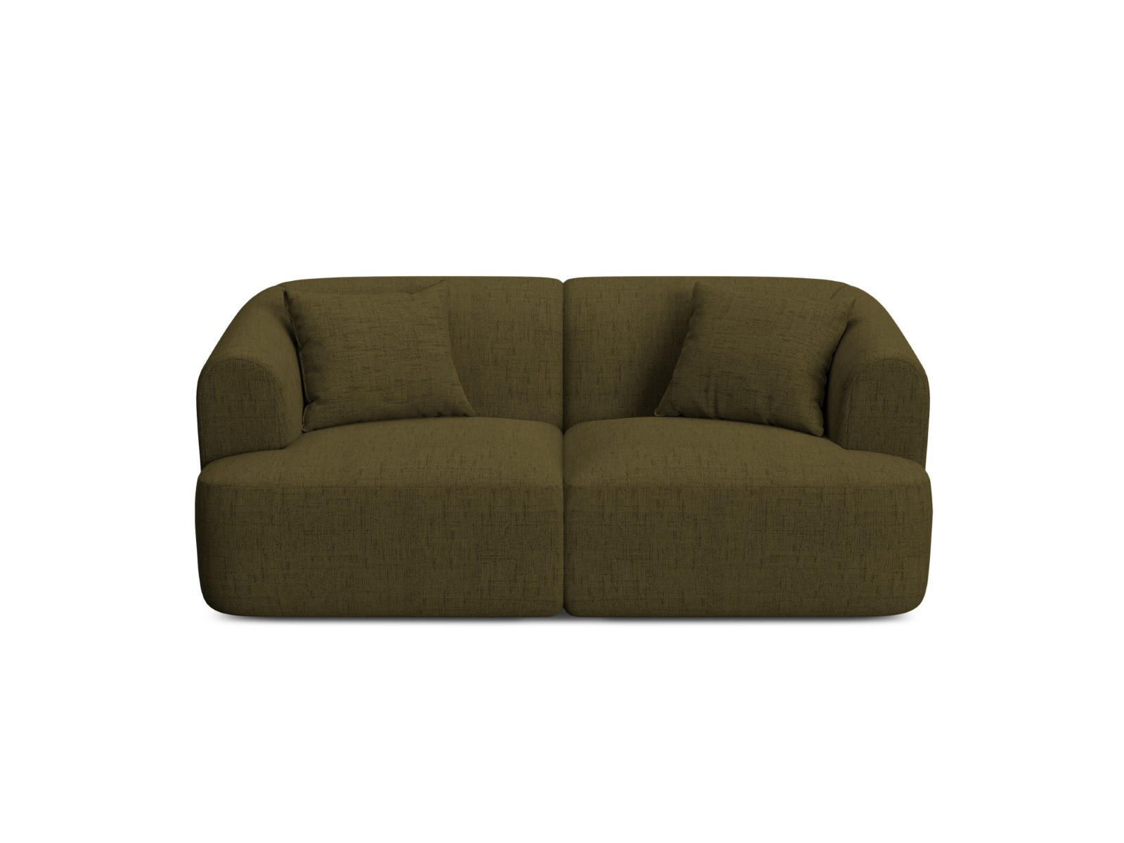 Cosmopolitan Design Modulares-Sofa Grün 90x70x180 cm