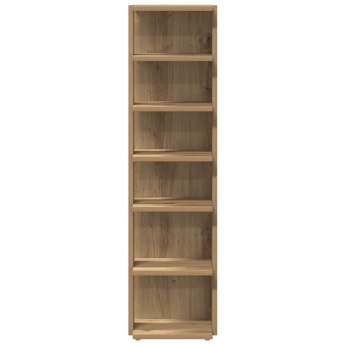 SCHUHSCHRANK Artisan-Eiche 28/27/102 Cm Holzwerkstoff - Braun, Holzwerkstoff (27/102/28cm) - vidaXL