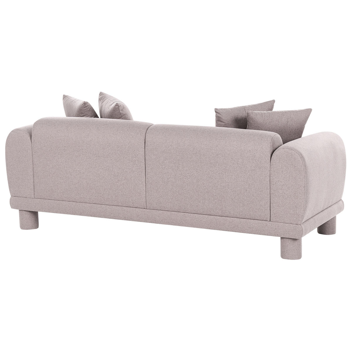 POHOVKA 3-místná Látka Taupe Pori - šedohnědá, textil (202/74/93cm) - Beliani