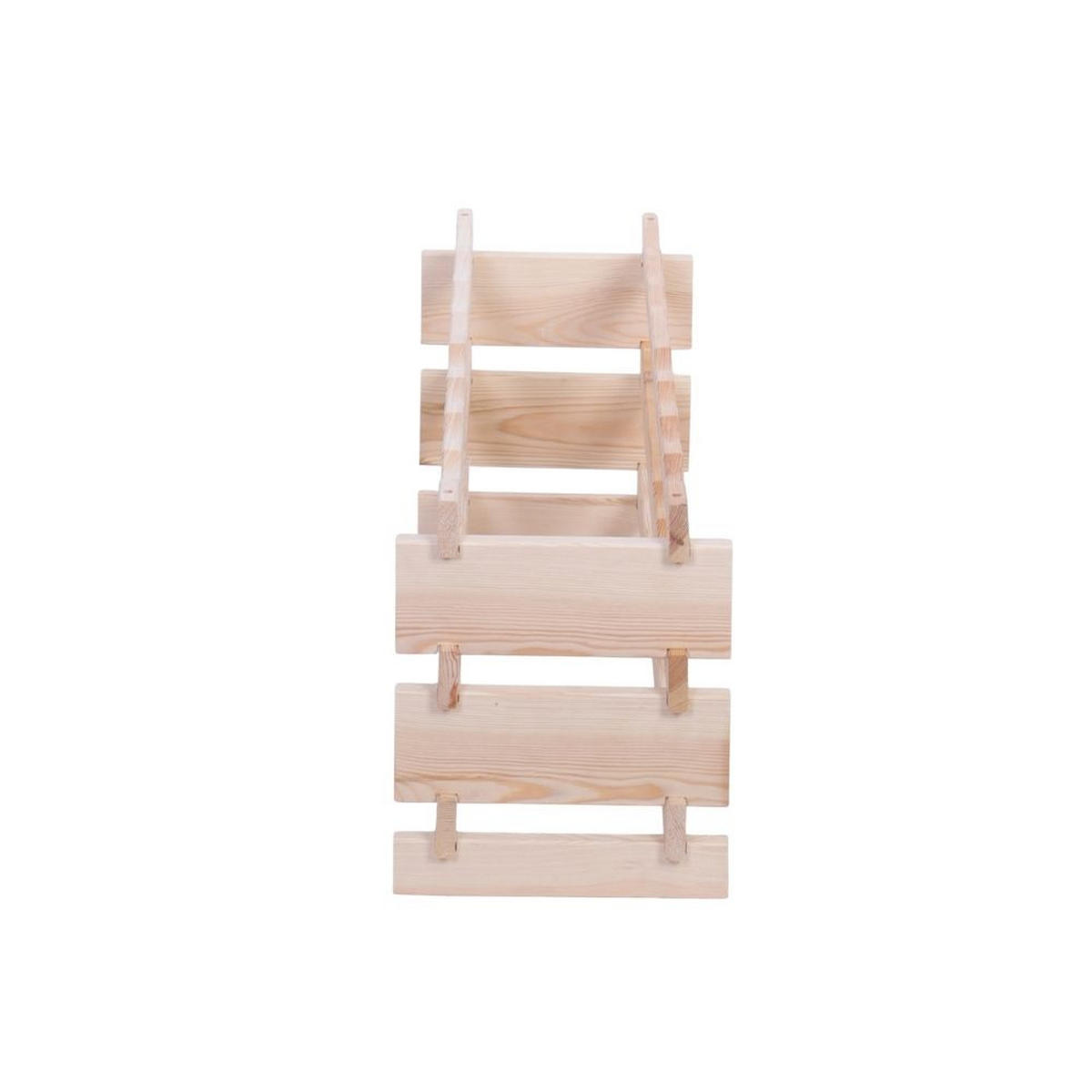 WEINREGAL VINOTECA FLEX PRO HxBxT 37x84x28cm 24 Flaschen auf 3 Ebenen Natur unbehandelt - Naturfarben, Holz (84/37/28cm) - PROREGAL