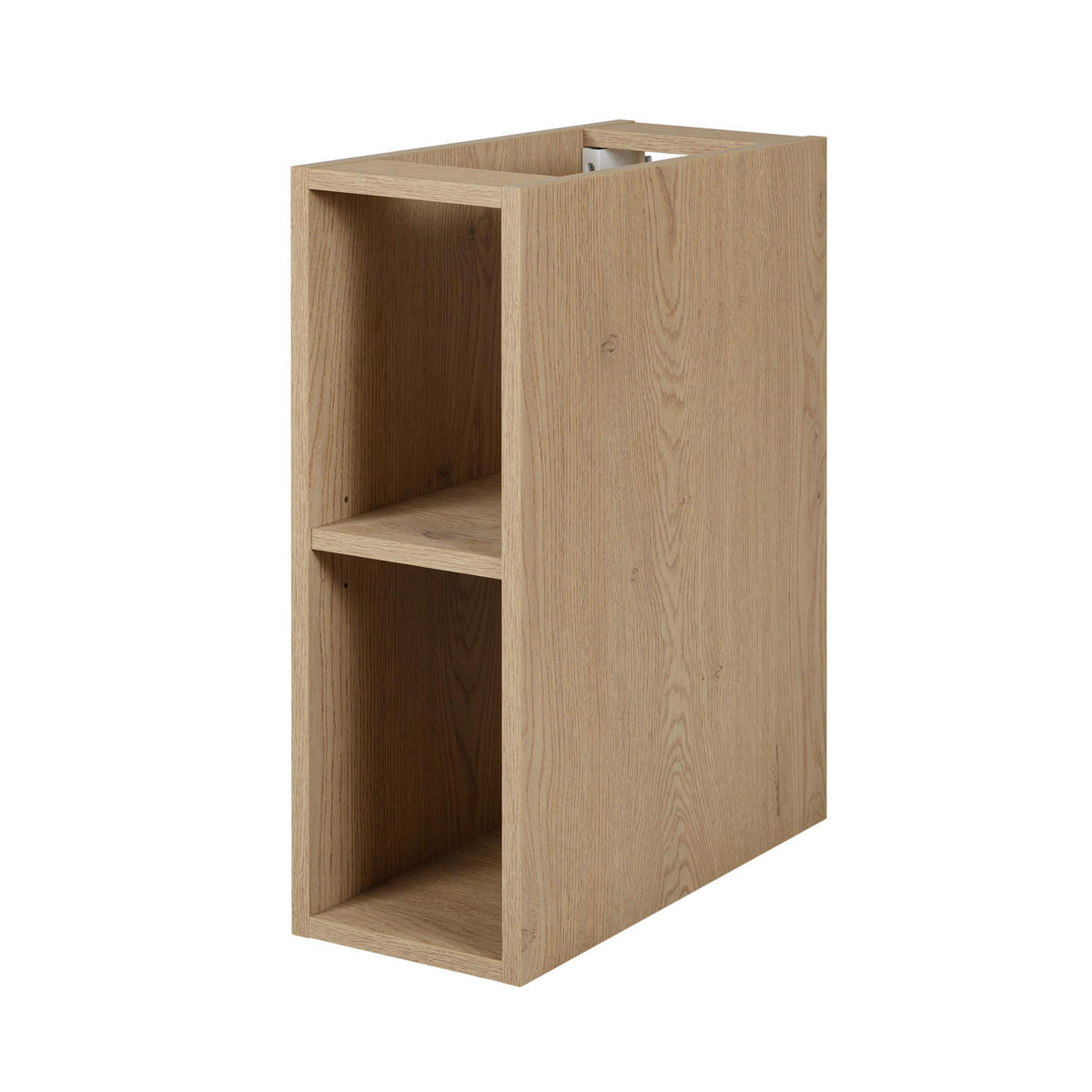 BADEZIMMERSCHRANK 140 cm (2 X 60 + 20), Farbe: helle Eiche, 140 x 57 x 46 cm - Beige, Holzwerkstoff (140/57/46cm) - 3XE LIVING