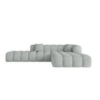 ECKSOFA Ottomane Rechts OLEA-L2 - 289x176x71 cm Grün - Waldgrün/Schwarz, Holzwerkstoff/Kunststoff (289/176cm)