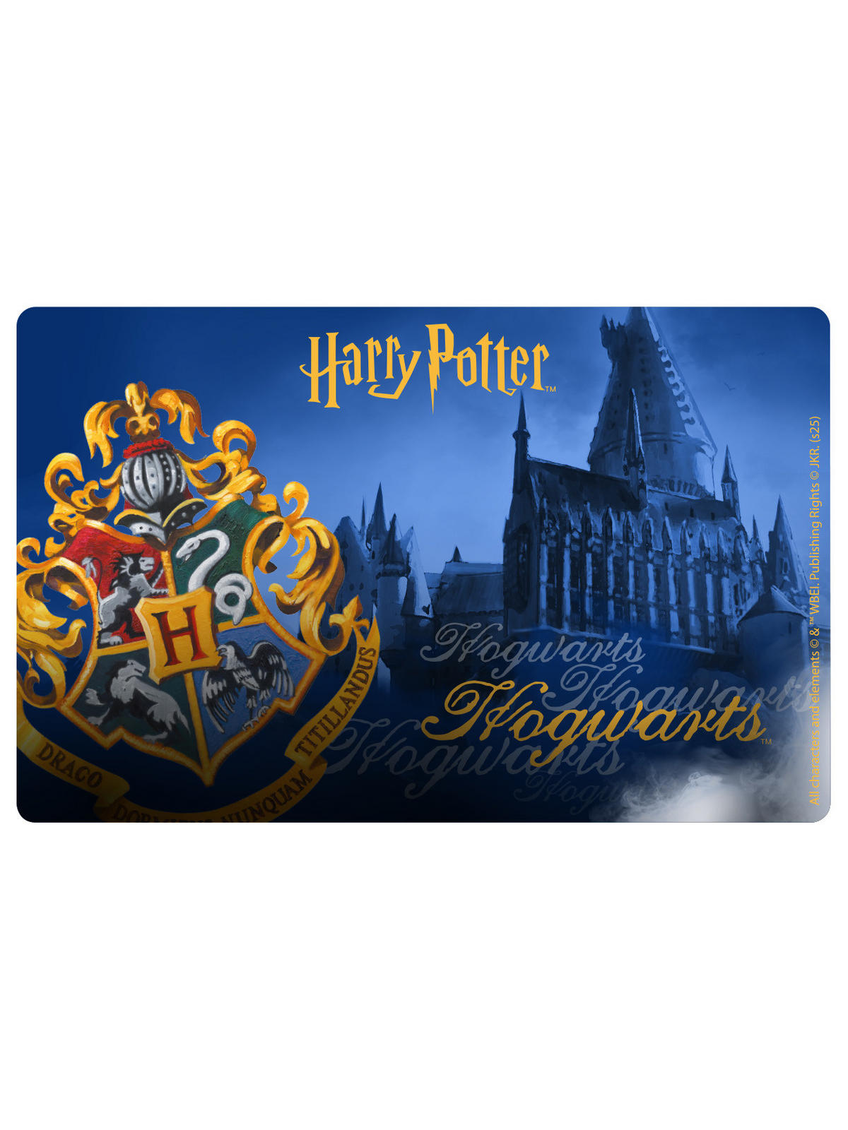 BROTDOSE Harry Potter Hogwarts Blau 17,5 x 12,8 x 6,9 cm - Blau, Kunststoff (17.5/6.9/12.8cm) - United Labels