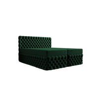 BOXBETT Figo Flaschengrün 140x200 cm - Waldgrün, Textil (200/200cm) - B&B Home