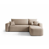 ECKSOFA mit Schlaffunktion SENNO Curio 15 Rechts - Beige, Textil (250/150cm) - Bedante