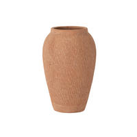 VASE KAI - Töpferei - Braun - L - 34,5 cm hoch - Braun, Keramik (34.5cm) - J-Line