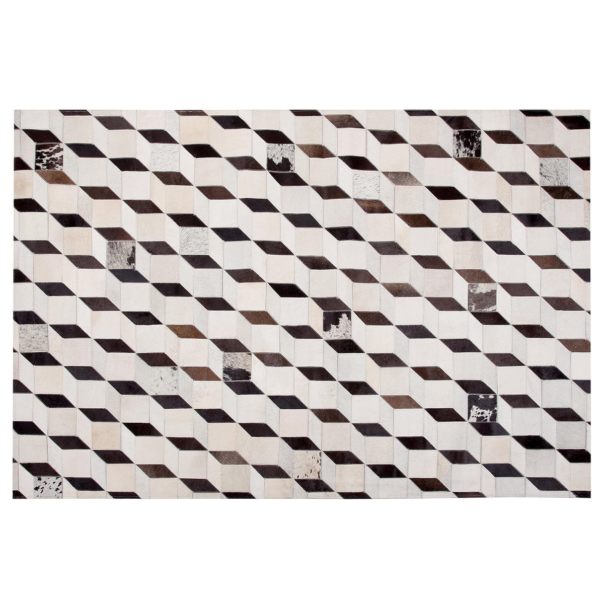 KURZFLOR-TEPPICH Alpkoy 200/140 cm - Beige, Fell (140/200cm) - Beliani