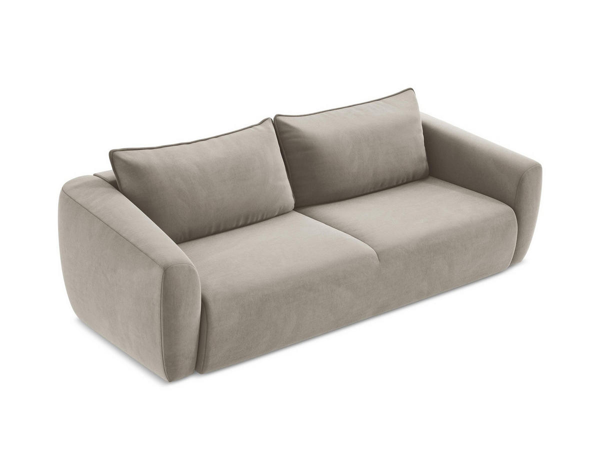 SOFAELEMENT Links Chenille Stoff Blau - Blau/Schwarz, Holzwerkstoff/Kunststoff (179/70/113cm) - Makamii