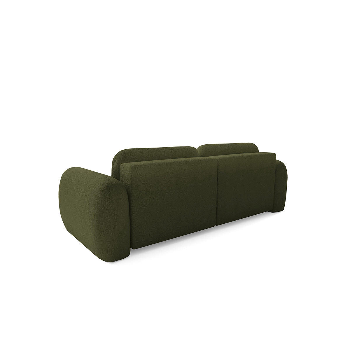 ECKSOFA Livio 3 Sitzplätze Grün - Grün, Holz (270/165cm) - Petits-meubles