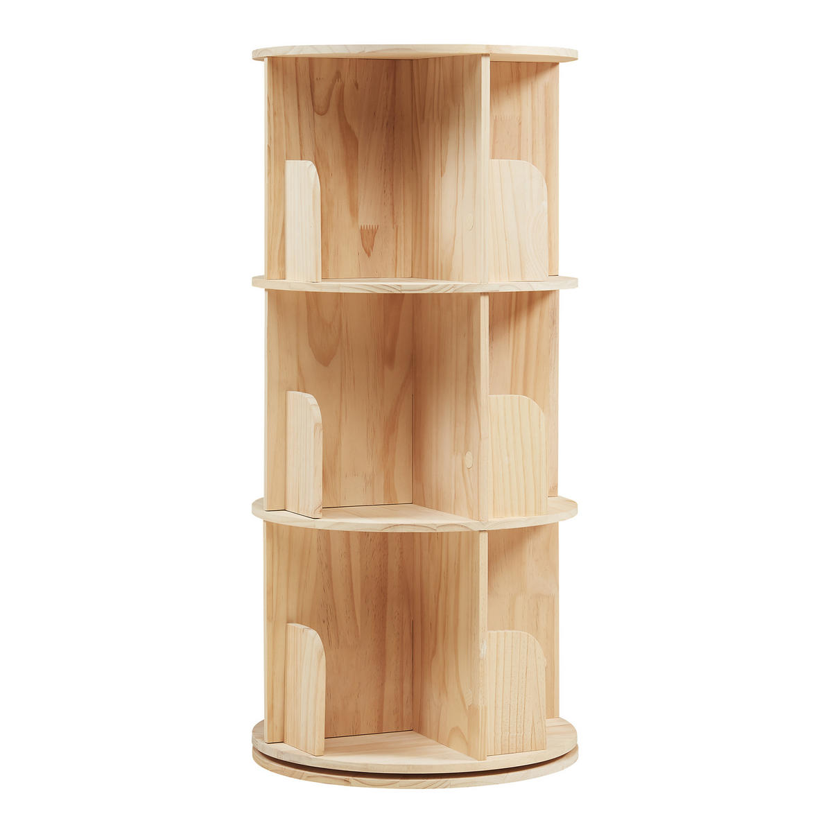 KINDERREGAL Chasek - Naturfarben, Holz (44/95/44cm) - [en.casa]