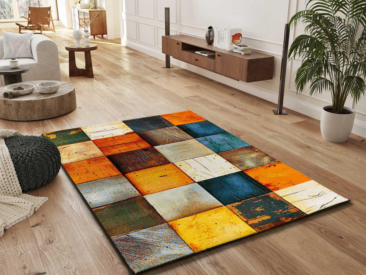 WEBTEPPICH mehrfarbig Sybil 120/170 cm - Multicolor, Naturmaterialien/Textil (120/170cm) - Atticgo