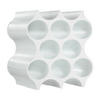 FLASCHENREGAL Set-Up cotton white ↕ 36,4 cm - Weiß, Kunststoff (35.3/36.4/23cm) - Koziol