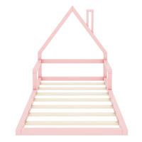 HAUSBETT 90/200 cm Rosa - Pink, Holz - Raumix