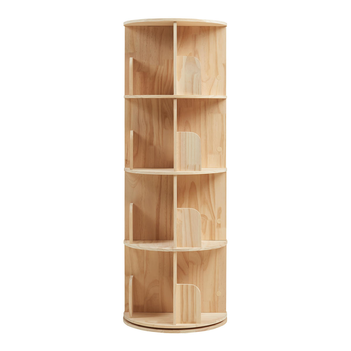 KINDERREGAL Chasek - Naturfarben, Holz (44/125/44cm) - [en.casa]