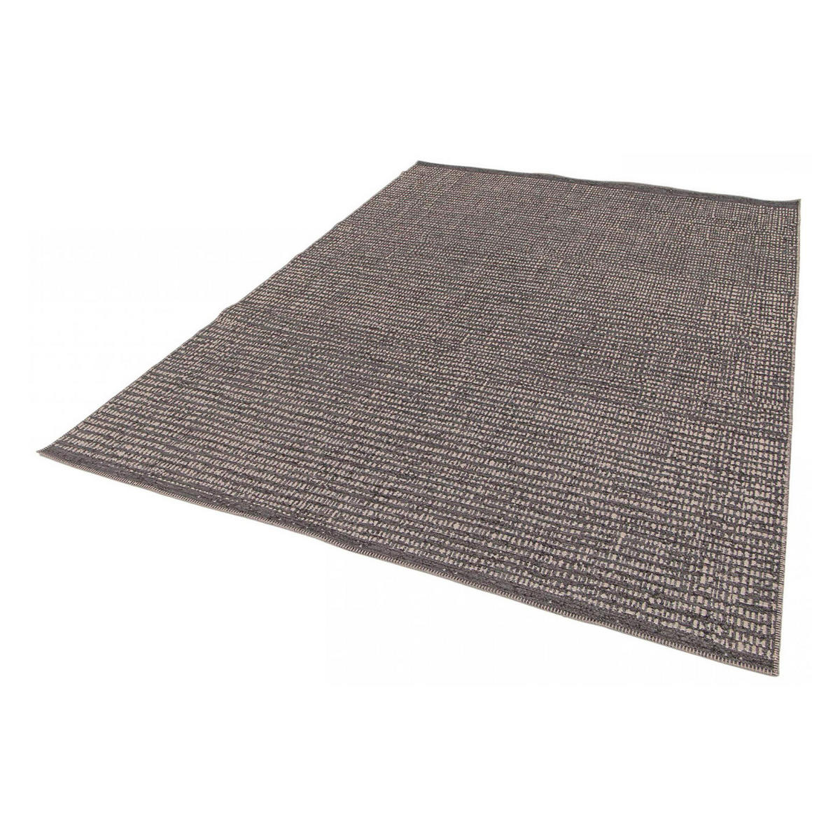 TEPPICH Tulla carbonfarben 120 x 170 x 1 cm - Schwarz, Textil (120/170cm) - Vivaraise