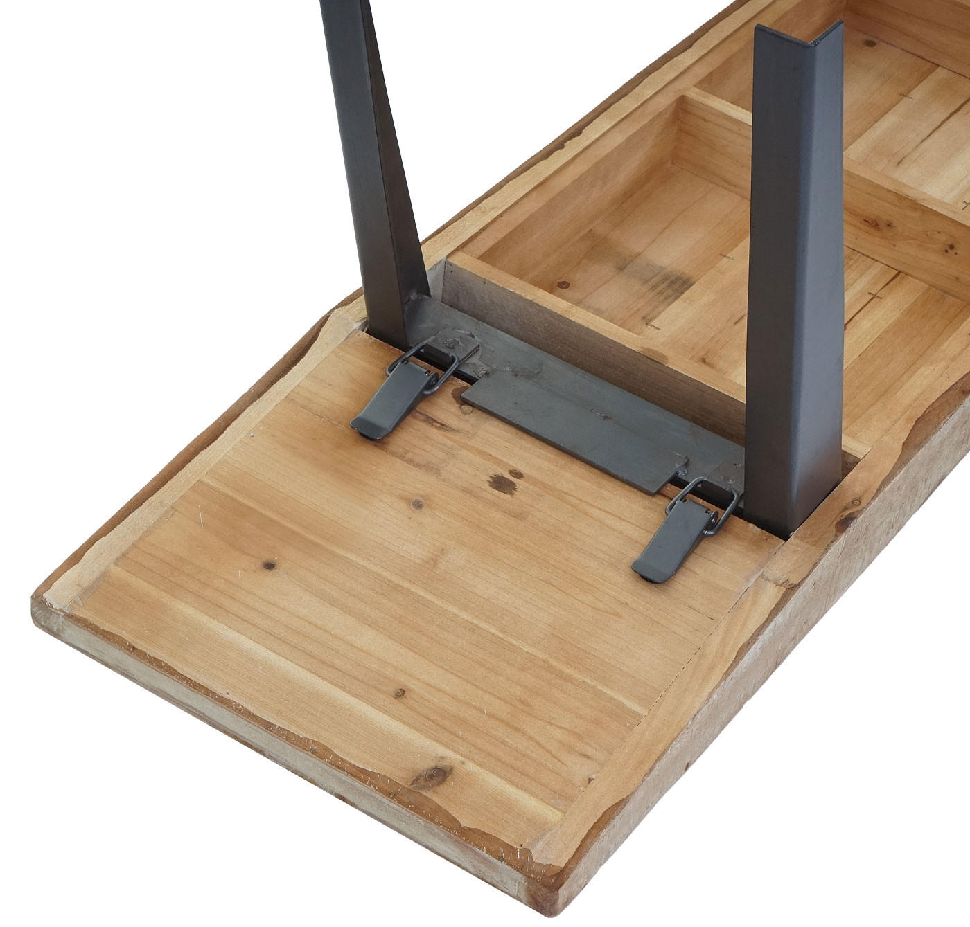 SITZBANK A15B Braun, Schwarz - Schwarz/Braun, Holz (160/45/35cm) - MCW