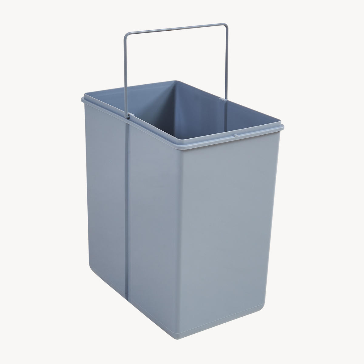 VESTAVĚNÝ KOŠ NA ODPAD Froland - šedá, kov/plast (34/42/26cm) - [en.casa]