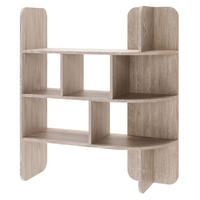 STANDREGAL Contle Eiche-Optik 102 x 120 cm - Eichefarben, Holzwerkstoff (101.6/180/36cm) - Selsey