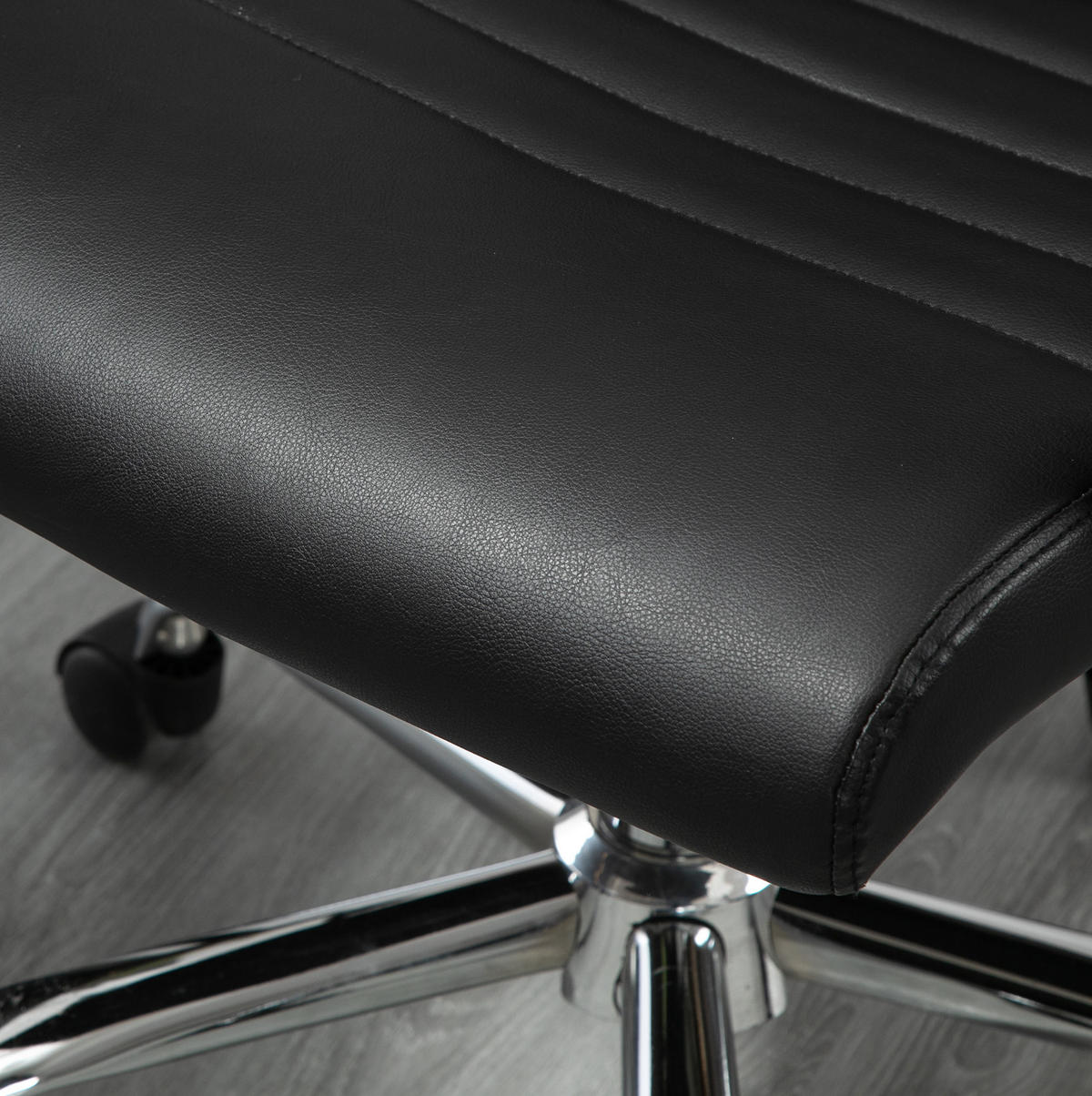 BÜROSTUHL ergonomisch höhenverstellbar mit Wippfunktion Schwarz - Schwarz, Metall (62/114/54cm) - Meubliv