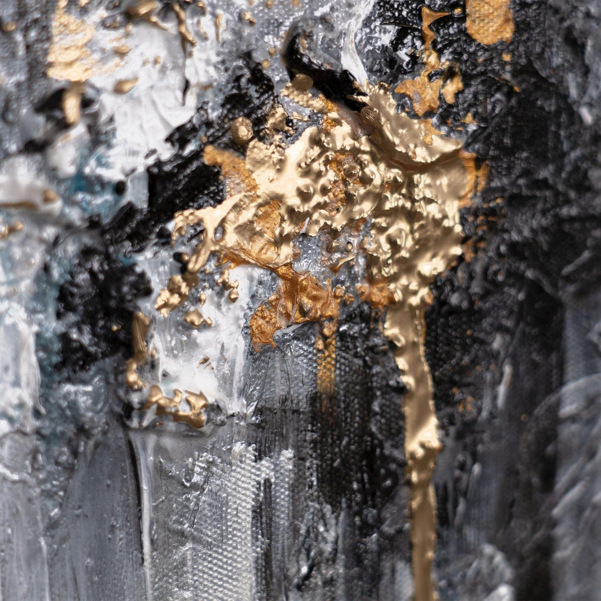 GEMÄLDE Baum auf Keilrahmen 115x50 cm - Schwarz, Holz (115/50cm) - YS-art gallery
