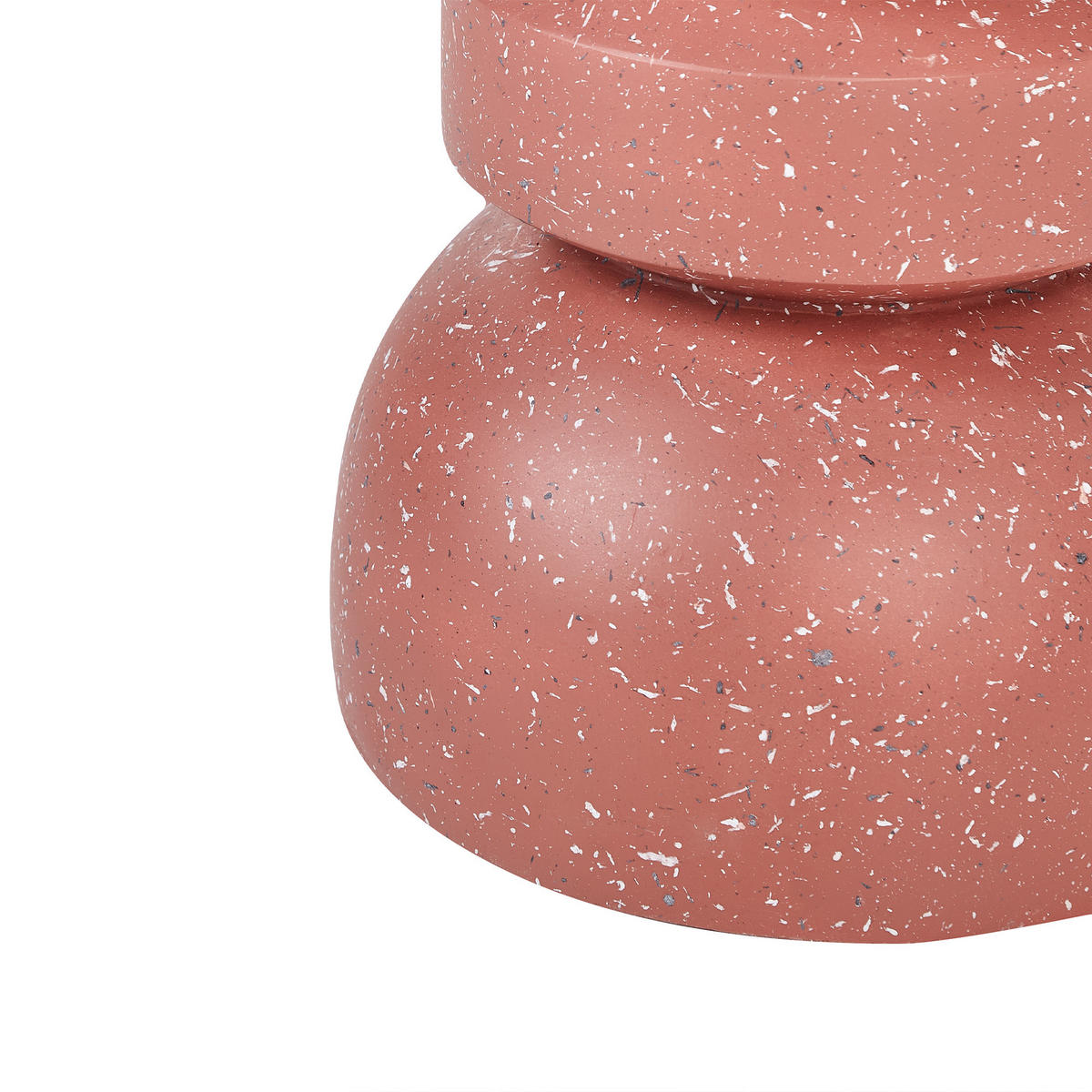 BEISTELLTISCH Rot Faliro - Rot, Naturmaterialien (37/37/45cm) - Beliani