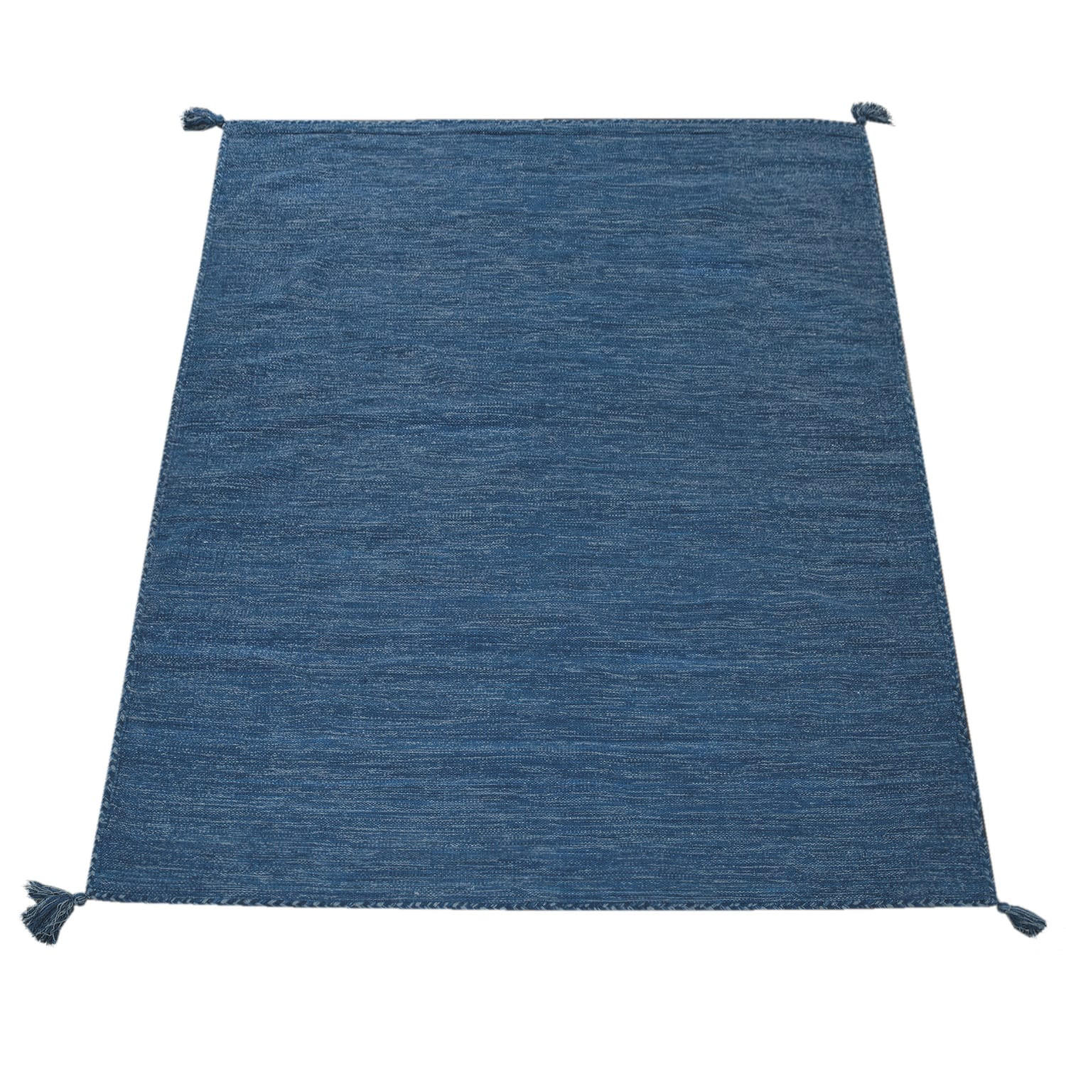 NATURFASERTEPPICH 80/150 cm Kilim 210 - Blau, Naturmaterialien (80/150cm) - Paco Home