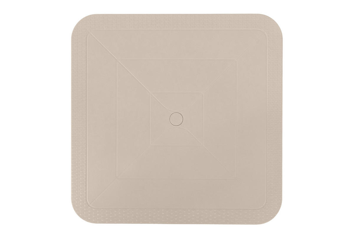 GARTENTISCH LEOPSI, Beige - Beige, Kunststoff (80/80/72cm) - KONSIMO®