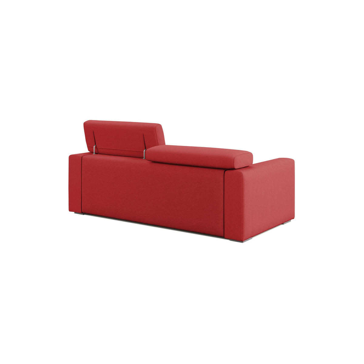 LINEARSOFA Dylan - Rot, Textil (188/89/100cm) - Divani.store