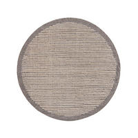 KURZFLOR-TEPPICH Art 2231 Mocca 200x200 cm rund - Braun, Textil (200/200cm) - carpet city