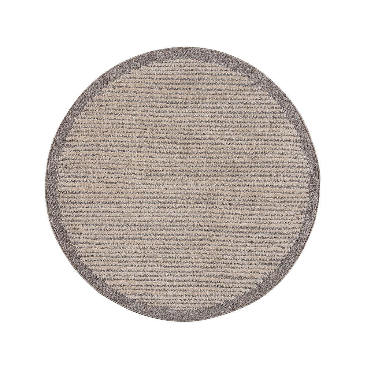 KURZFLOR-TEPPICH Art 2231 Mocca 200x200 cm rund - Braun, Textil (200/200cm) - carpet city